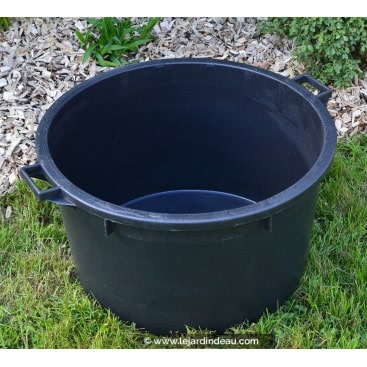 Bac bassin 110 litres - avec poignée